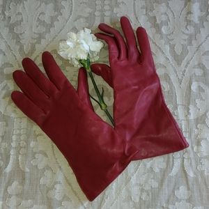 NWOT Cashmere Leather Gloves